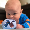 Silicone Dinosaur Sensory Teething Ball Our dinosaur teething balls are great for little hands to grasp, stimulating sensory play time, textured flexible toy to help soothe baby's gum.