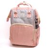 fabric pink grey nappy bag faux leather baby nappy bag backpack Australia Afterpay baby bag nappy bag black grey tan brown