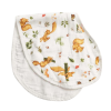 Burp Cloth Bib Organic Bamboo Cotton - Autumn Acorn burp cloth australia 2 in 1 burp cloth bib baby bib