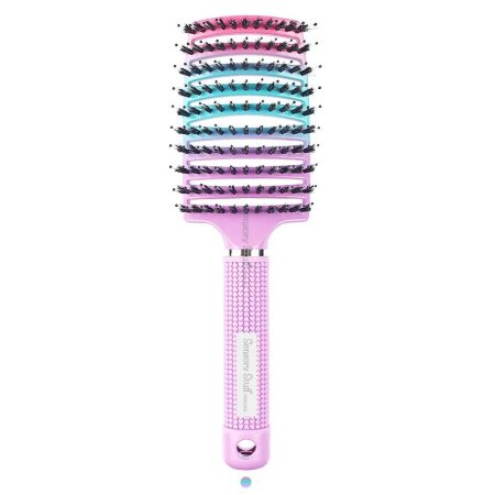 Tangle Free Hair Brush - Purple Rainbow Say hello to effortless, pain-free hair brushing with the Tangle Free Hair Brush from Sensory Stuff. If you’re tired of struggling with painful tangles and damaged hair, this brush is here to revolutionize your daily routine. Whether you're brushing through thick, curly hair or delicate, fine strands, this brush makes the process quick, easy, and stress-free.