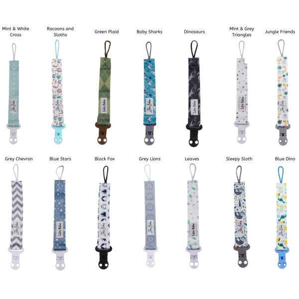 Dummy Clips - Flexi Ribbon Dummy Clips baby dummy chain dummy holder Australia pacifier chain clip holder 21