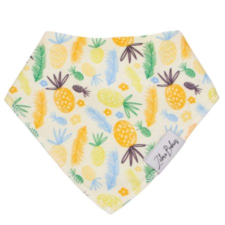 Dribble Bib Bandana Bib - Tropical Pineapple